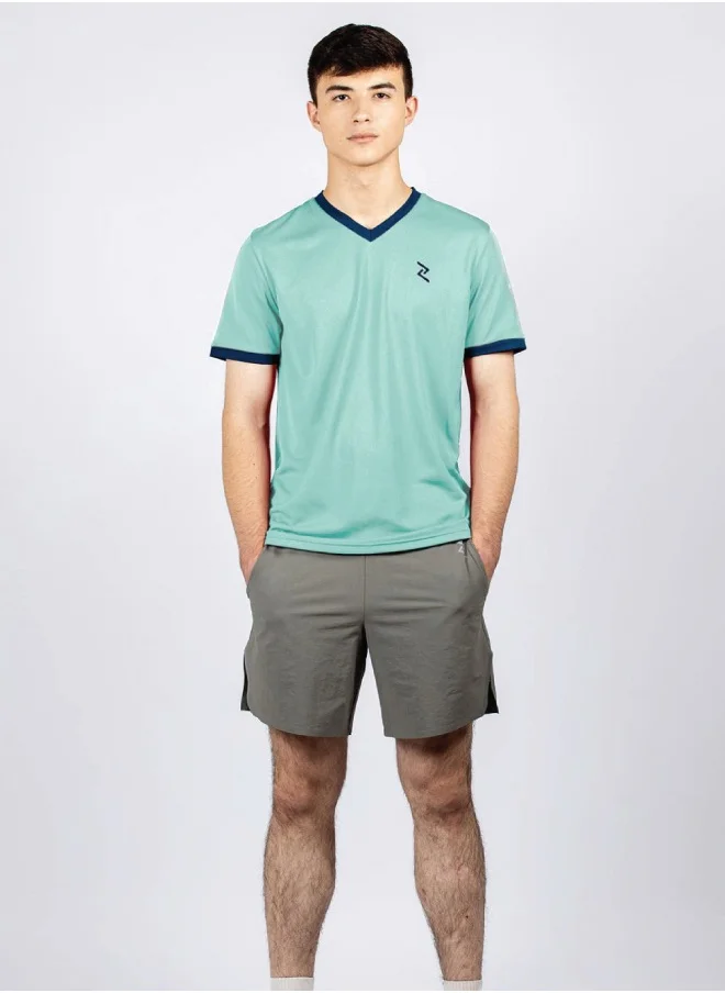 زيسي Men's V-Neck Short Sleeve Tee