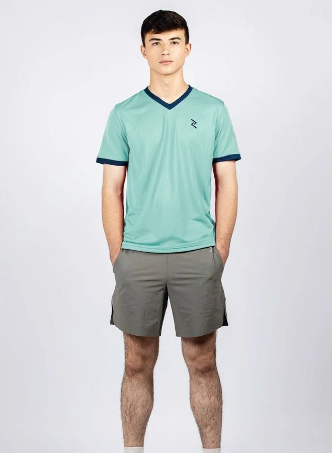 ZAECY Men's V-Neck Short Sleeve Tee