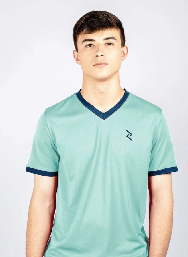 ZAECY Men's V-Neck Short Sleeve Tee