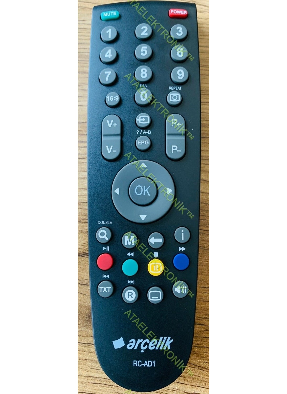 Ata Elektronik - Original Beko F 49-200 LCD TV Television Grundig Beko Altus Remote Control Original Remote Control RC-Ad1 - Image 1