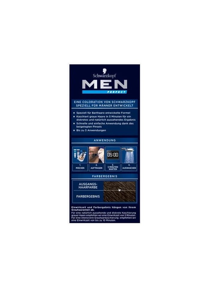 Schwarzkopf Schwarzkopf Men Perfect Beard Color Dark Brown 80, 30ml  - Image 4