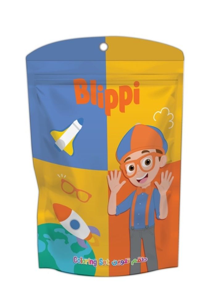 Blippi Coloring Set Multicolour