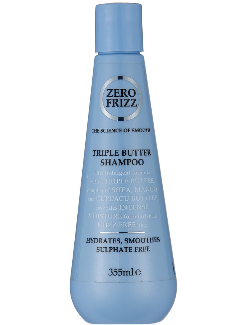 Zero Frizz Triple Butter Shampoo 355 ml  - Image 1