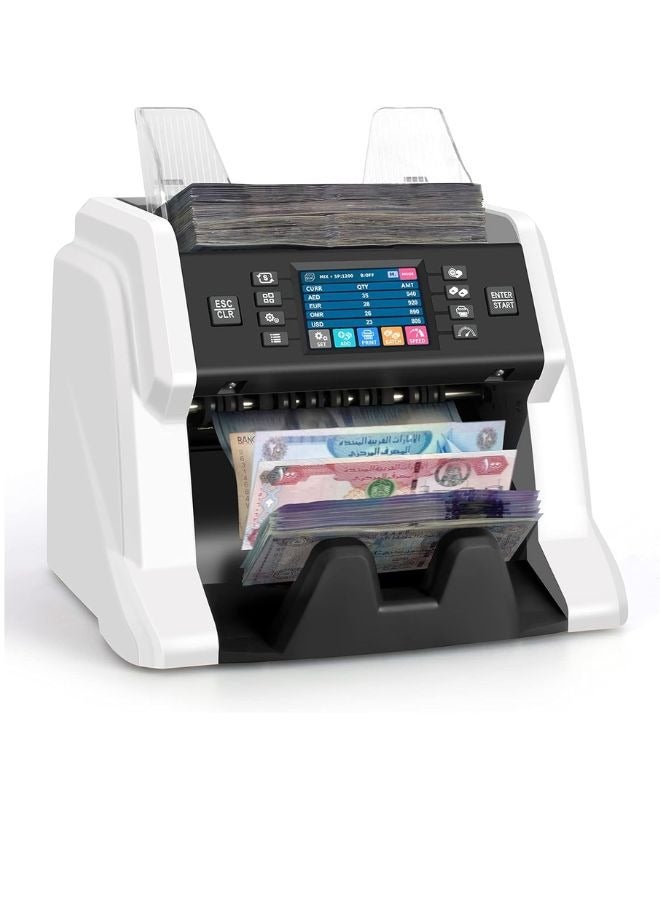 Rich Life TECHNOLOGY BC-55 Premium Bank Grade Money Counter Machine | Multi-Currency Mixed Denomination Value Counter | 2CIS/UV/MG/MT/IR | Serial Number Recording  - Image 1