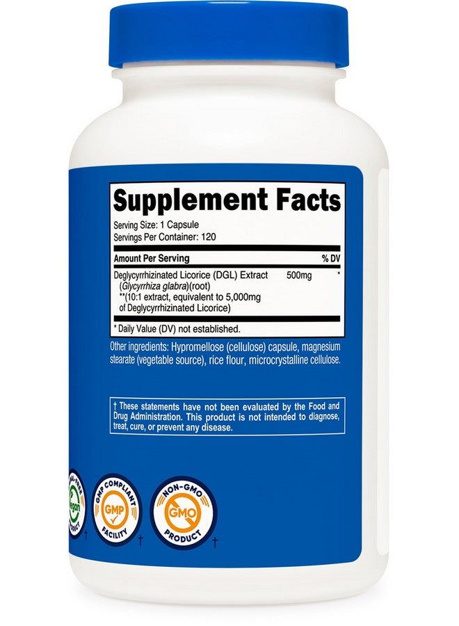 Nutricost كبسولات مستخلص عرقسوس دجل (5,000 ملغ مكافئ لكل حصة، 120 حصة) - غير معدلة وراثيًا، نباتية - Image 5