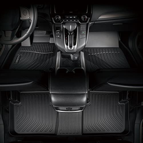 Binmotor-Floor Mats & Cargo Liner Set for Toyota Corolla 2014-2019(Only Sedan), Corolla Cargo Mat Trunk Mat, TPE All Weather Car Floor Mat for Toyota Corolla Trunk Liner Floor Liners Accrssories Mats - Image 2