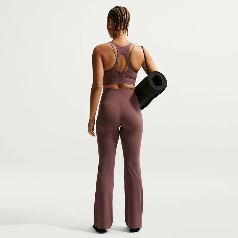 Nike Purple Women's Zenvy Flared Leggings for Women | Best Price UAE