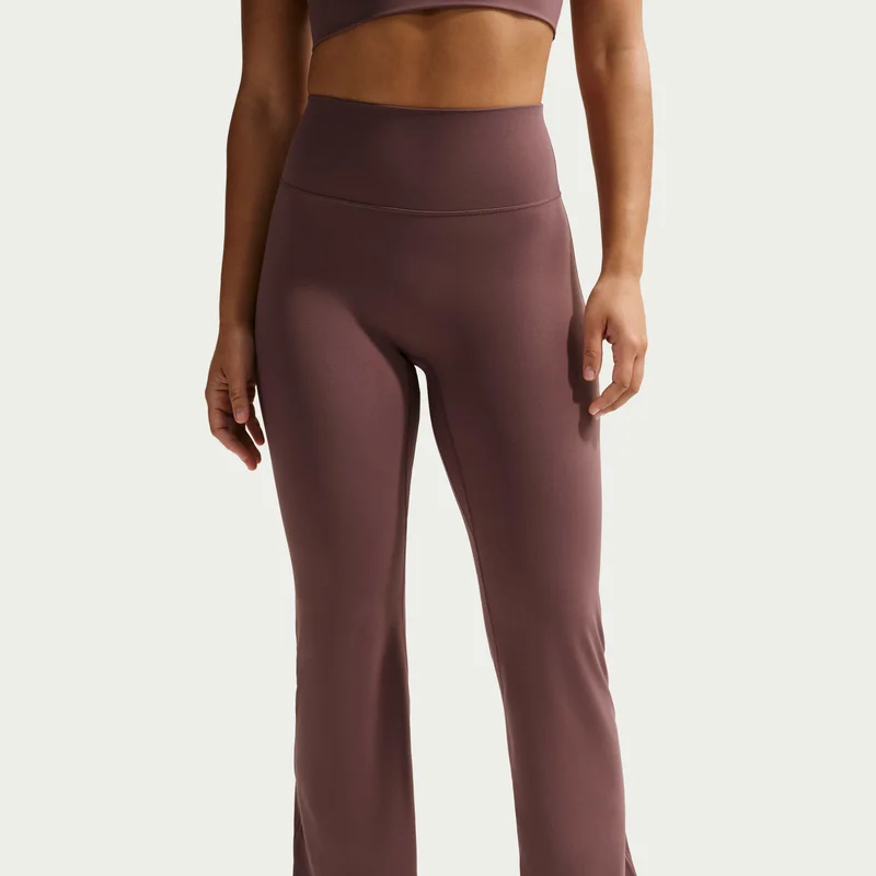 Nike Purple Women's Zenvy Flared Leggings for Women | Best Price UAE