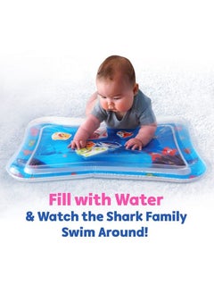 WowWee Baby Shark Tummy Time Water Filled Play Mat Infant Toys To Help Learn How To Crawl Baby Shark Official  - Image 4