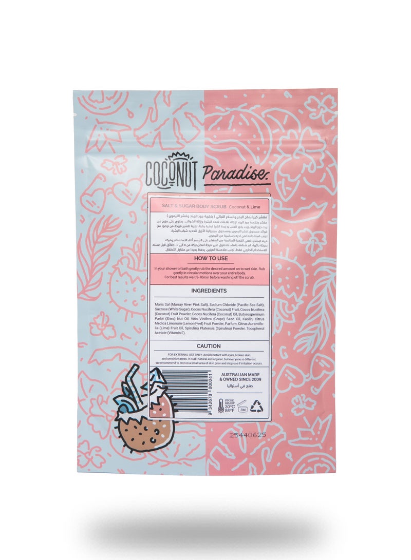 Kirra Coconut Paradise – Vegan Salt & Sugar Body Scrub - Image 2