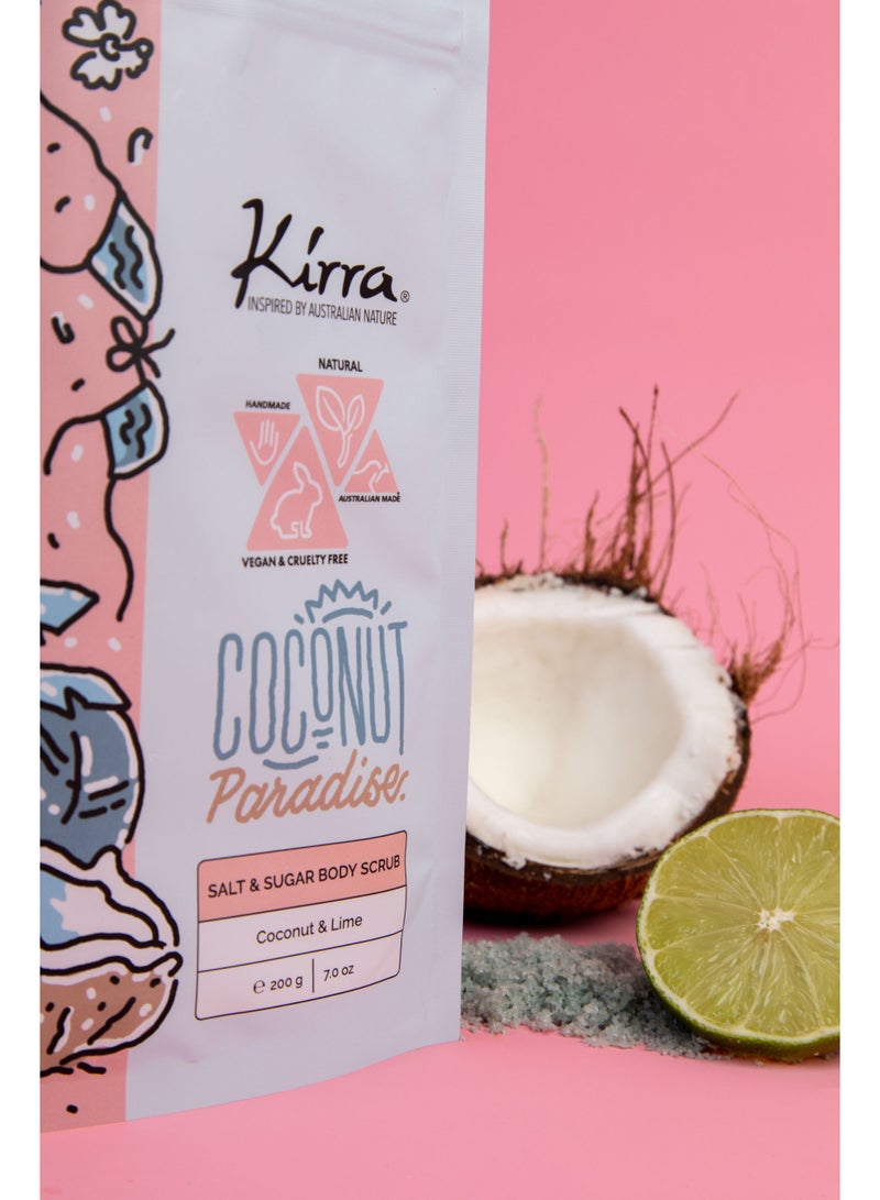 Kirra Coconut Paradise – Vegan Salt & Sugar Body Scrub - Image 5