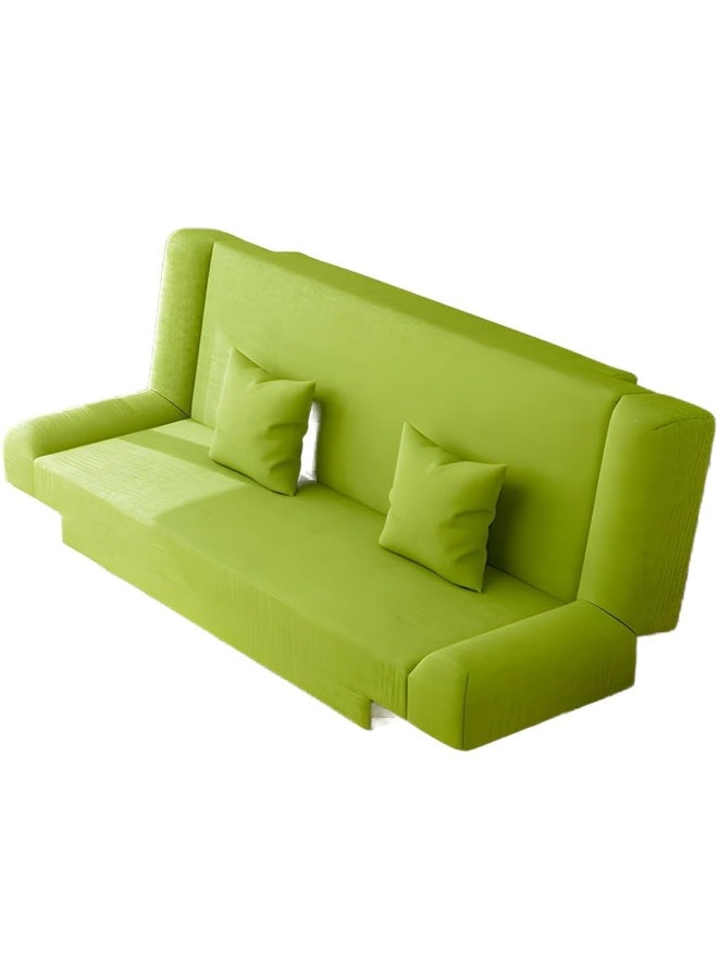 Comfynest Linen Armless Convertible Sleeper Sofa Bed for Living Room  - Image 1
