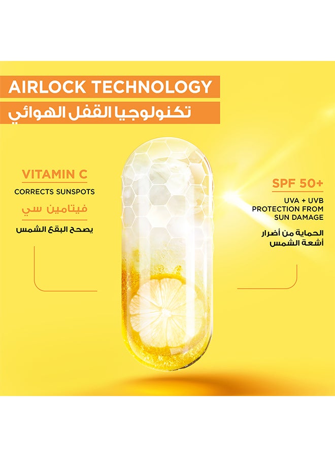 غارنييه واقي الشمس غارنييه سوبر يو في SPF50+ غير مرئي مع فيتامين سي، 75 مل - Image 2