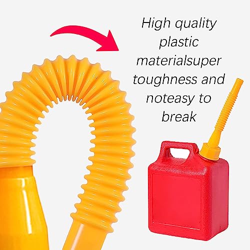 Zufoty Gas Can Spout Replacement, No-Spill Design Gas Can Nozzle with Flexible Nozzle Fit for Most 1/2/5/10 Gal Tank Cans, Easy Pour, Fuel Can Vent Caps, Fuel Can Spout Replacement - Image 4