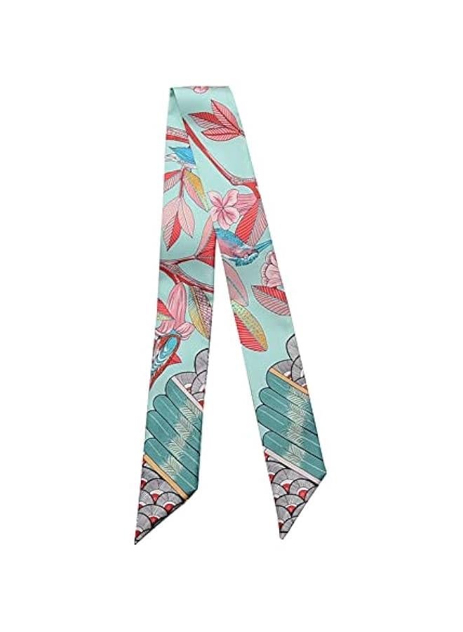 GELESE 100% Mulberry silk Scarf Head Hair Ribbon Handbag Handle wrap Tie Bundle Scarf Neckerchief Scarf for women - Image 1