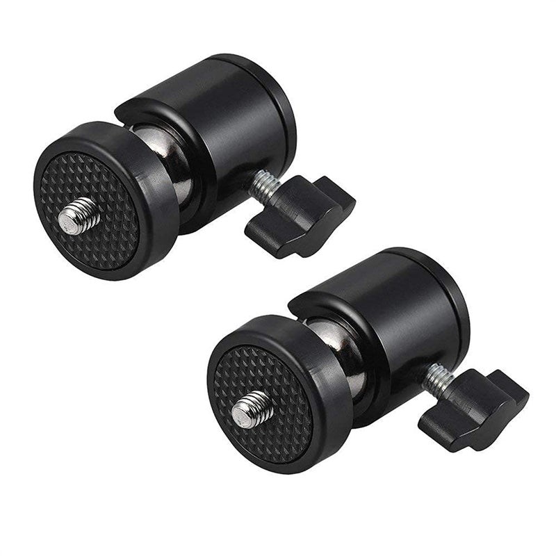 Rotating Swivel Mini Tripod Ball Head with 1/4in Screw Thread Base Mount