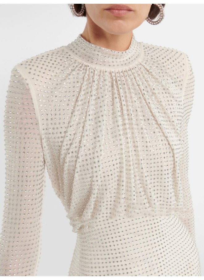 Madam Uniq Embellished Mockneck Dress  - Image 4