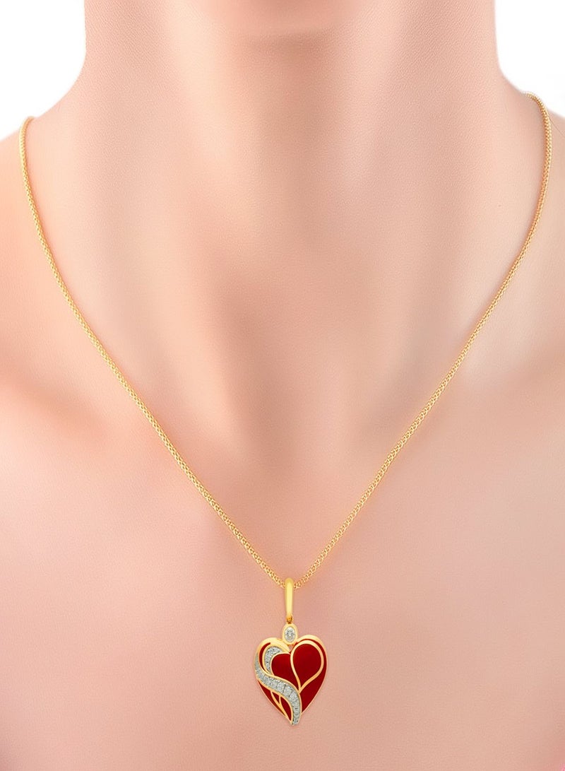 Malabar Gold and Diamonds 18 Carat 750 Purity Mine Diamond Pendant MRGHTH104PN1  - Image 4
