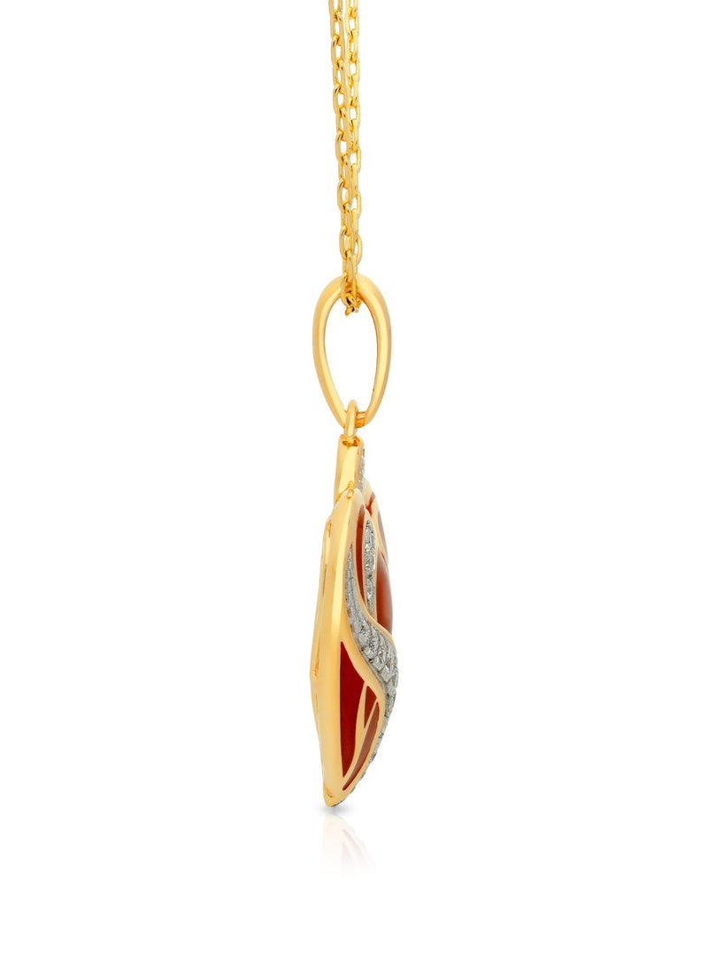 Malabar Gold and Diamonds 18 Carat 750 Purity Mine Diamond Pendant MRGHTH104PN1  - Image 3