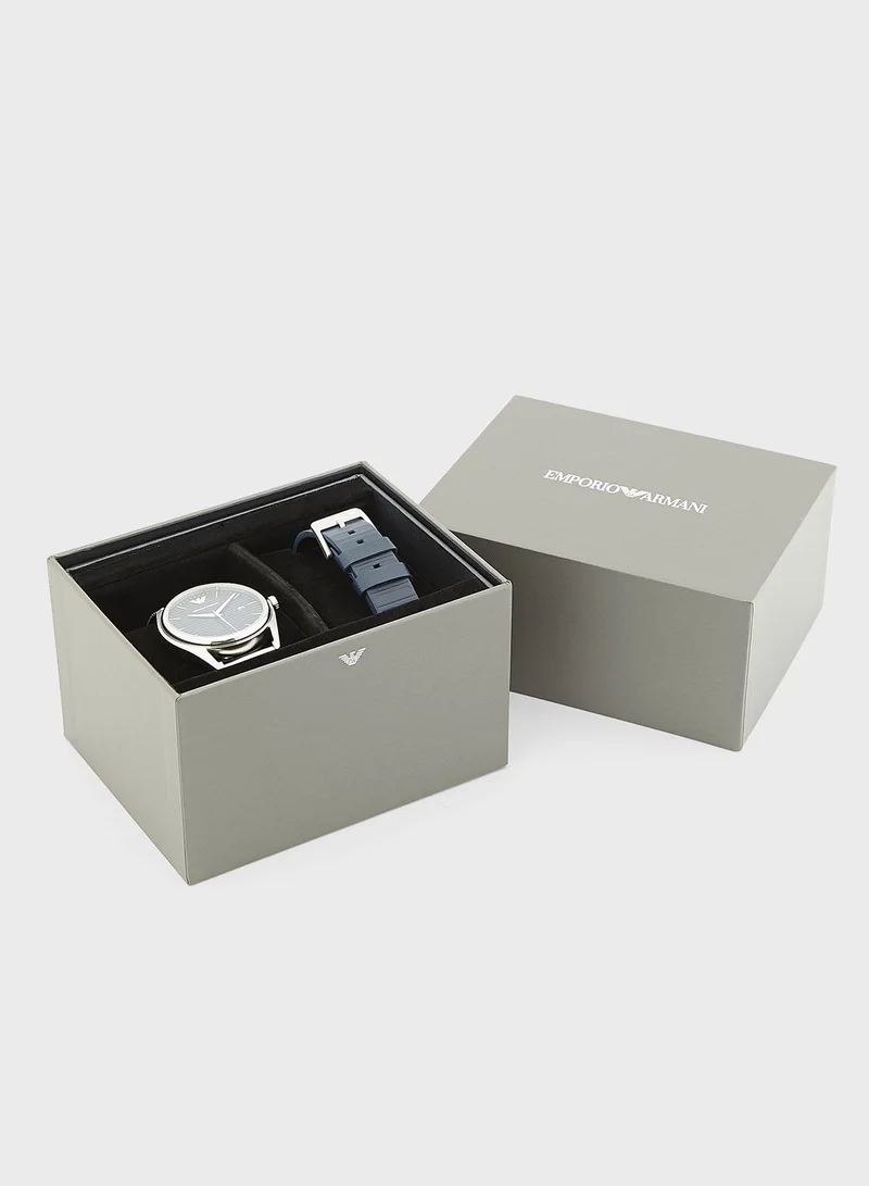 EMPORIO ARMANI Ar80054 Interchangeable Strap Watch