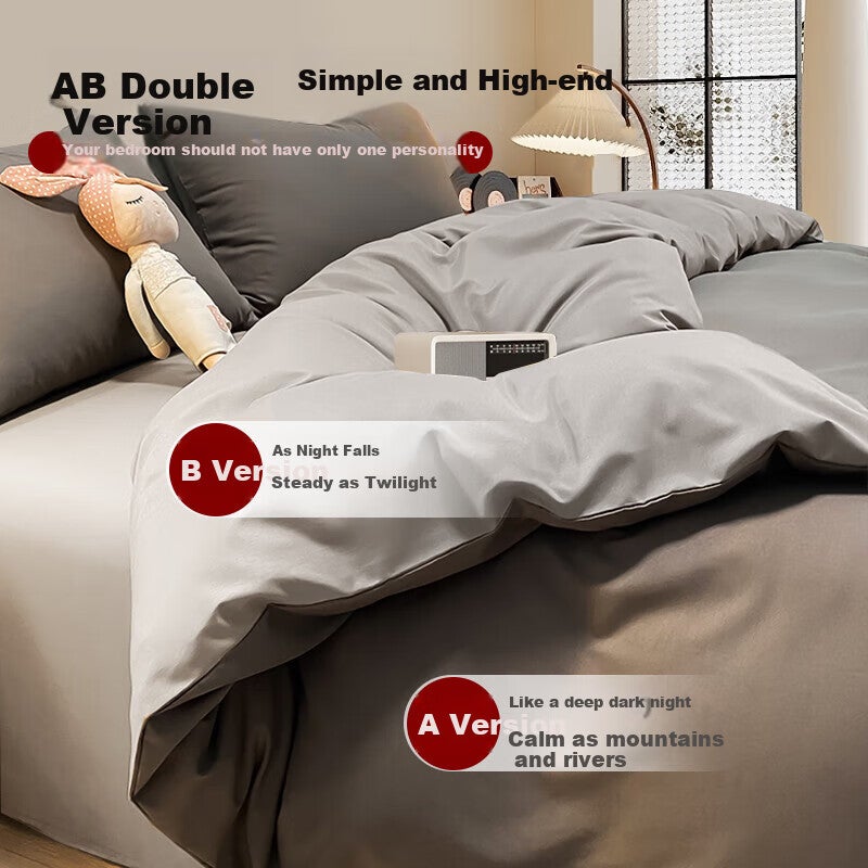 CROWN Duvet Cover, Single Piece, 150x200cm, Winter Thickened Brushed Fabric, Class A, for Single Student Dormitory Bed, 1.5x2 Meters - Image 1
