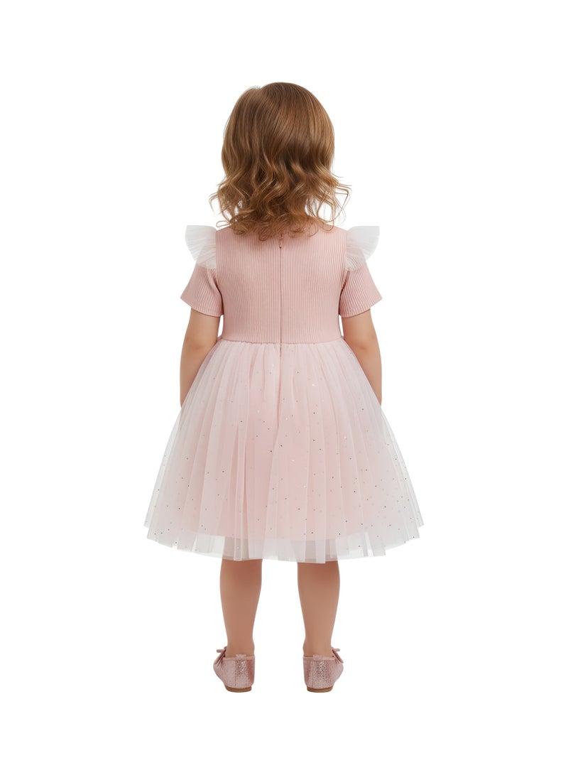 Bidani Frozen Fantasy Pink Dress - Image 3