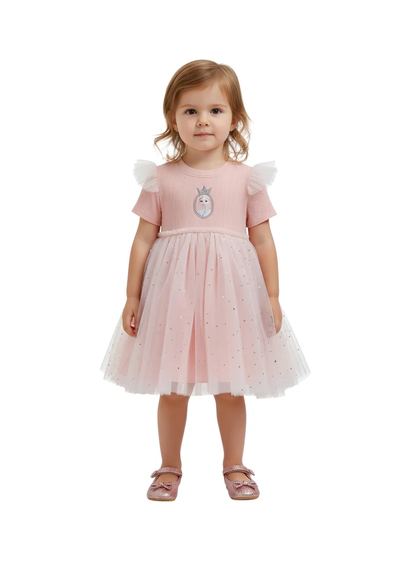 بيداني فستان وردي خيالي مجمد