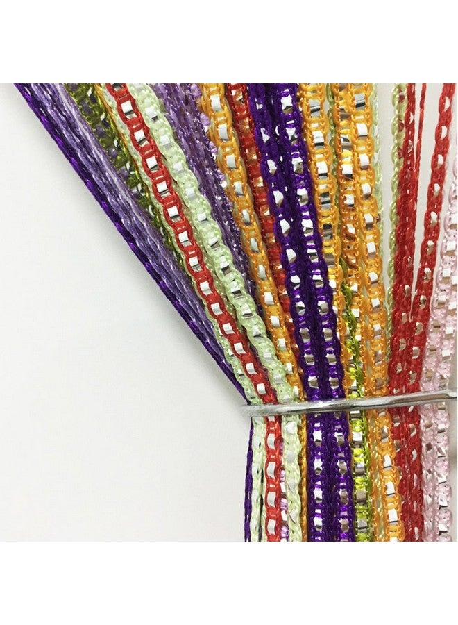 PINDIA String Polyester (Pack of 1) Door Curtain (6.5ft) - Multicolour(Lined), Washable - Image 2