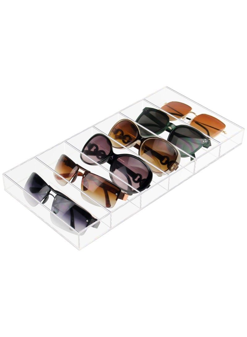 TPGP Acrylic Sunglass Organizer, Eyeglass Case Storage for Multiple Glasses - Image 1
