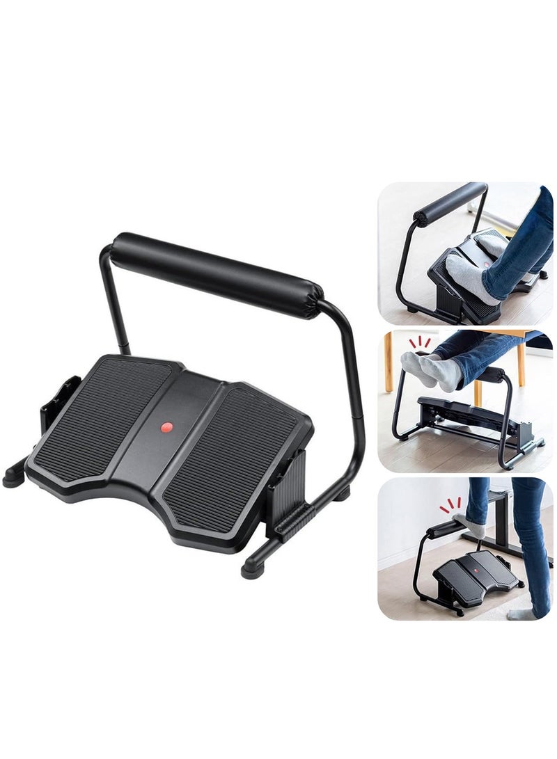 والالا مسند قدمين بثلاثة ارتفاعات قابلة للتعديل أسفل المكتب، مسند قدمين مريح للمكتب، مسند قدمين من الإسفنج، مرتفع أسفل الطاولة، مسند قدمين للمكتب قائم، مسند قدمين متعدد الاستخدامات مع حامل دعم لمسند القدمين - Image 1