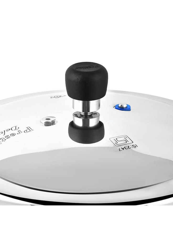 Prestige Deluxe Plus Junior Handi Aluminium Pressure Cooker With Lid, Dishwasher Safe & Induction Safe Silver 5Liters - Image 4