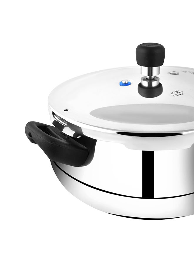 Prestige Deluxe Plus Junior Handi Aluminium Pressure Cooker With Lid, Dishwasher Safe & Induction Safe Silver 5Liters - Image 3