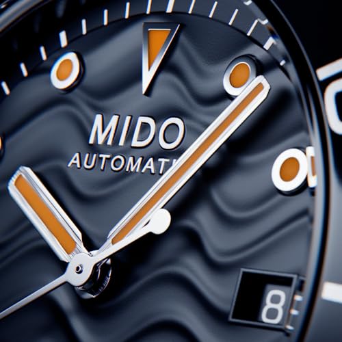 MIDO Ocean Star 39 - Swiss Automatic Watch for Men & Women - 39mm Stainless Steel Case with Black PVD Coating - Black Dial - Black Rubber Strap - M0269073705100 - Image 5