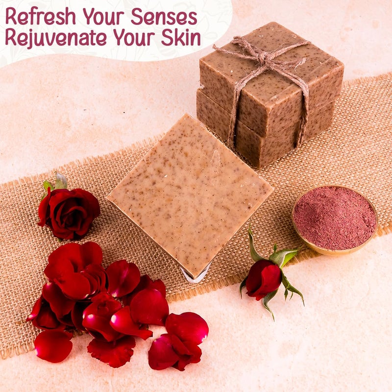 Naturalis Rose Soap  Handmade ColdPressed Rose Soap for Bath  Organic Soap for Deep Cleansing Hydration Skin Soothing and Radiant Glow 100g Each pack of 2  Refreshing and Rejuvenating Experience - Image 3