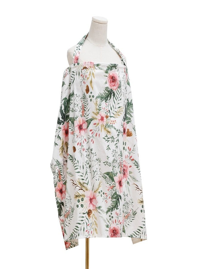 insular Nursing Cover for Breastfeeding, Infant Feeding Cover Breathable Cotton Privacy Breastfeeding Apron, Rose - Image 2