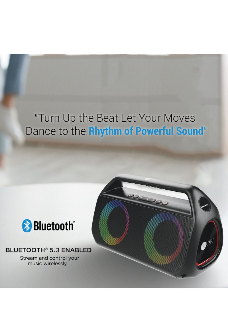 AFRA AFRA Bluetooth Speaker, 26 Watts, Black, Plastic Body, Ultra Bass, AF-0026BSBK, 2 Years Warranty.  - Image 3