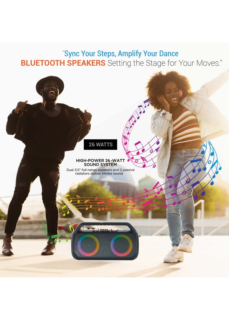 AFRA AFRA Bluetooth Speaker, 26 Watts, Black, Plastic Body, Ultra Bass, AF-0026BSBK, 2 Years Warranty.  - Image 5