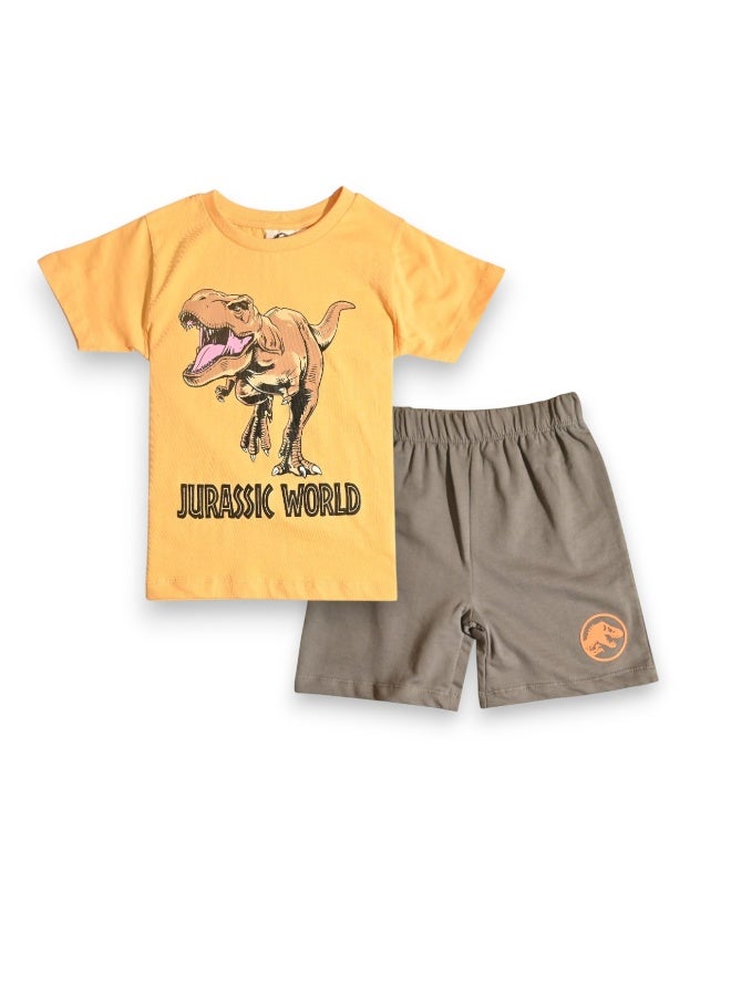 JURASSIC PARK BOYS T-SHIRT & SHORT SET‬ - Image 1