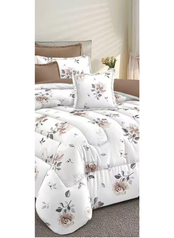 ريد روز مفرش سرير نفرين مشجر فخم من خامه المايكروفايبر مقاس 240*260 سم - Image 3