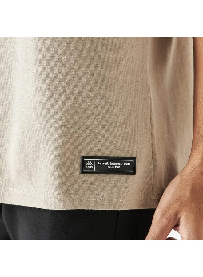 Kappa Kappa Oversized T-shirt with Crew Neck and Short Sleeves