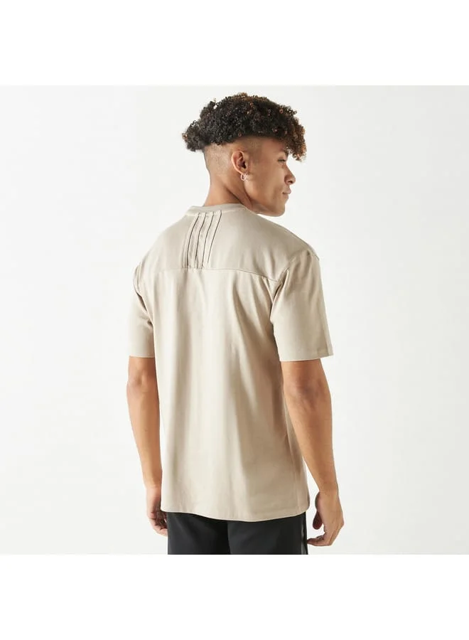 Kappa Kappa Oversized T-shirt with Crew Neck and Short Sleeves