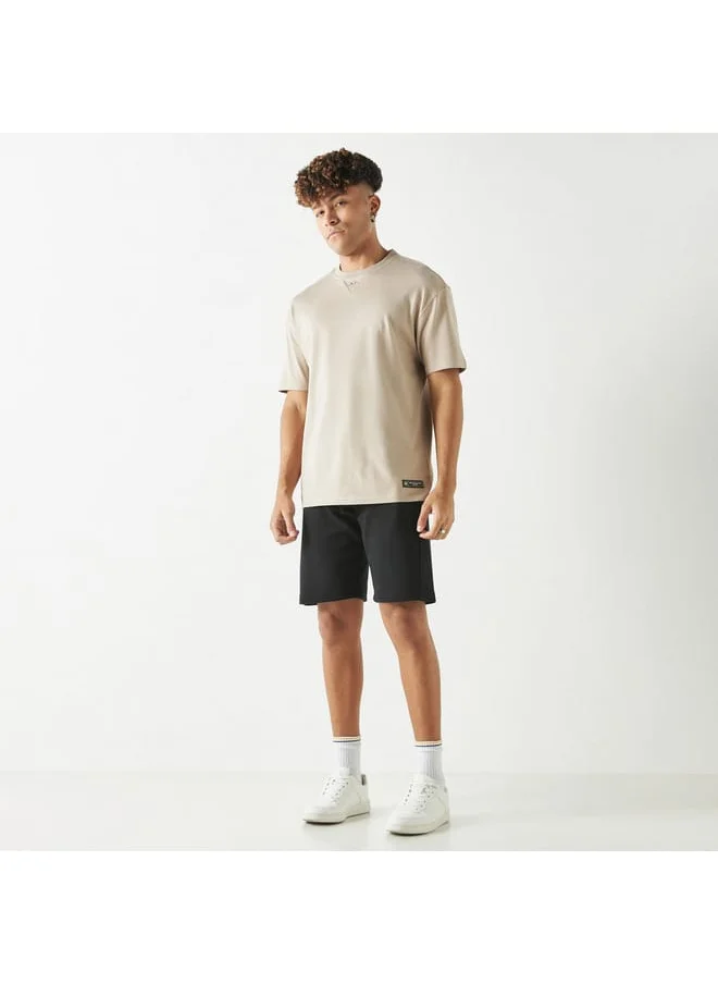 Kappa Kappa Oversized T-shirt with Crew Neck and Short Sleeves