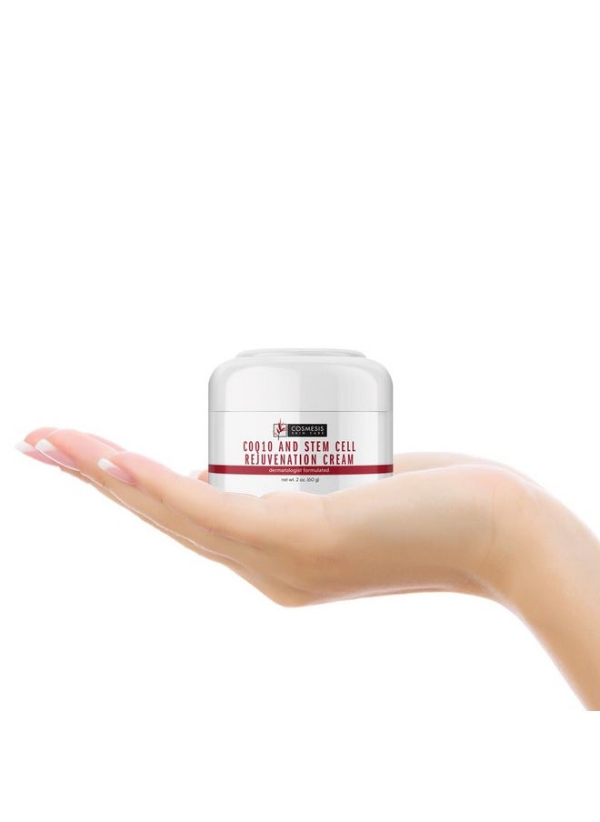 Cosmesis Skin Care Coq10 & Stem Cell Rejuvenation Cream Fight Oxidative Stress Reduce Wrinkles Promote Youthful Skin. Goji Berry & Orchid Extracts. 2 Oz.  - Image 4