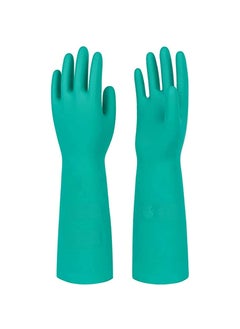7Shield 7Shield 1PC Multipurpose Industrial Purpose Material Handling Janitorial Construction Activities Home Kitchen Use Nitrile Solvent Chemical Resistant Rubber Hand Gloves Large 