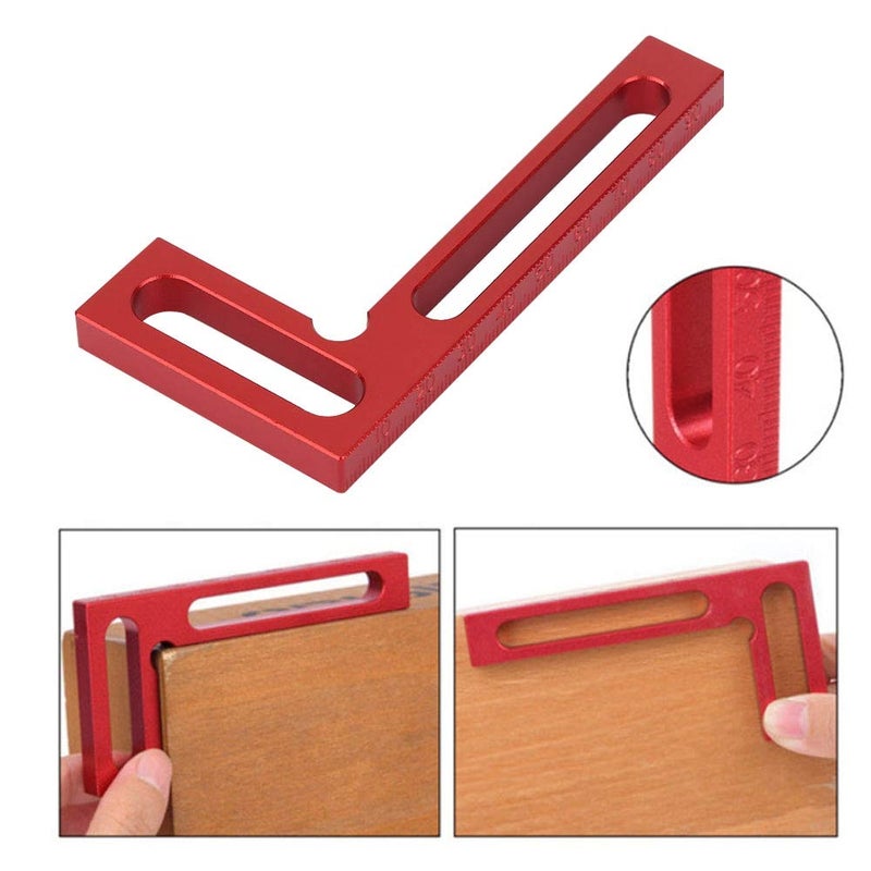 Aluminum Alloy 90 Degree Woodworking Square Ruler Positioning Tool - Image 3