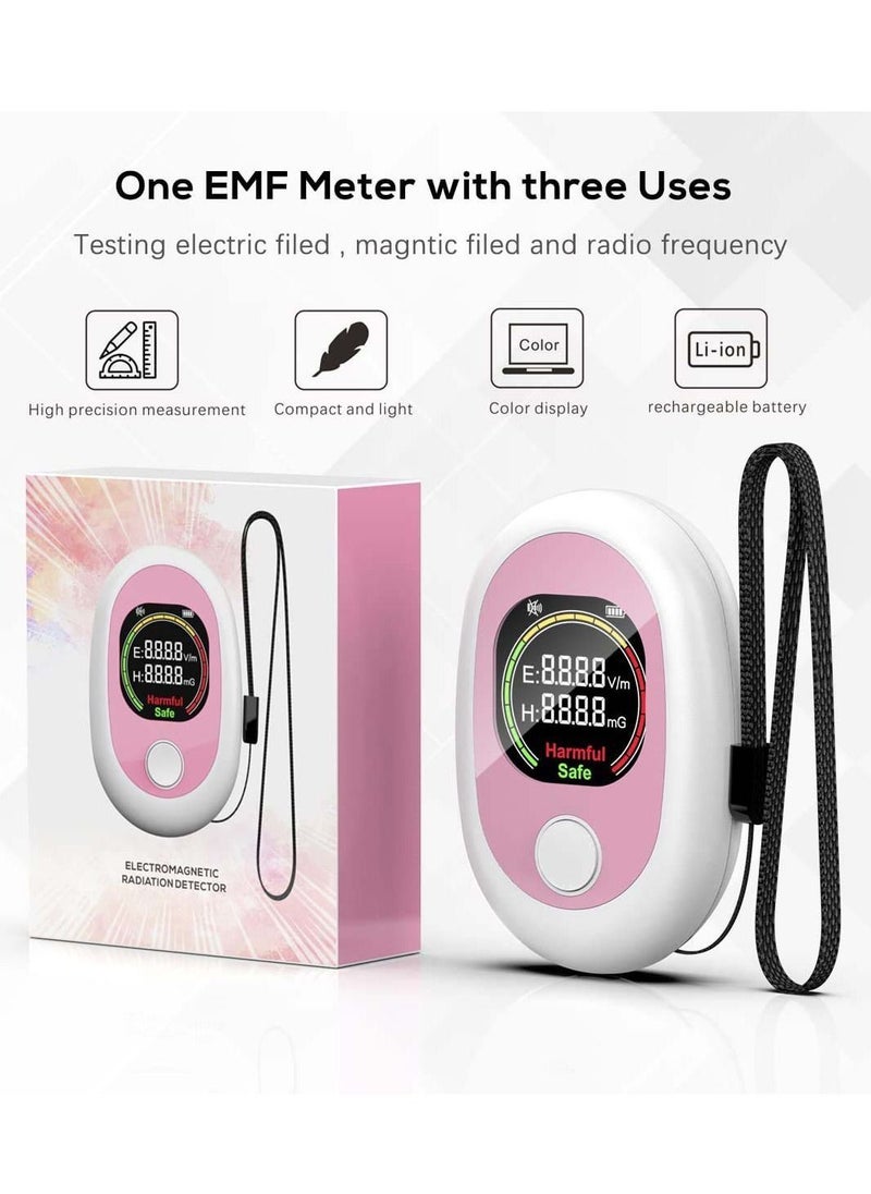 SYOSI - EMF Meter, Rechargeable Portable Digital Electromagnetic Field Radiation Detector, Hand-held Digital LCD EMF Detector, Great Tester for Home EMF Inspections, Office, Outdoor and Ghost Hunting - Image 1