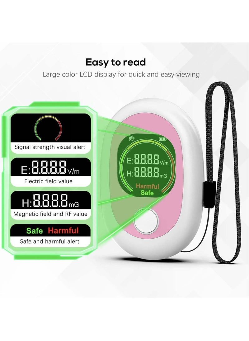 SYOSI - EMF Meter, Rechargeable Portable Digital Electromagnetic Field Radiation Detector, Hand-held Digital LCD EMF Detector, Great Tester for Home EMF Inspections, Office, Outdoor and Ghost Hunting - Image 1