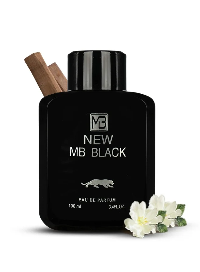 عطور مهابوب عطر نيو إم بي بلاك من محبوب للعطور أو دو بارفان 100 مل | عطر للجنسين | عطر حمضي خشبي بالبرغموت والعود والمسك | للرجال والنساء
