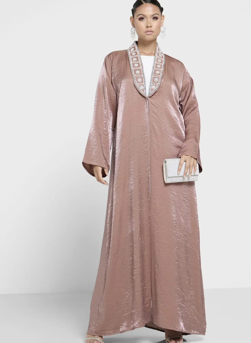 hayas closet Embellished Abaya