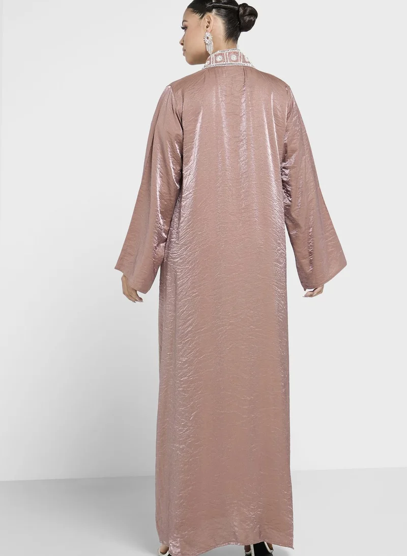 hayas closet Embellished Abaya